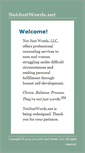 Mobile Screenshot of notjustwords.net